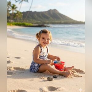 Little Me baby girls Daisy swingsuit size 3-T just beautiful